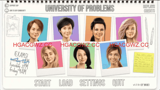 【欧美SLG/汉化/动态】学院情缘v1.8.0 AI版【PC+安卓/17.3G/更新】University of Problems [v1.8.0 Extended]